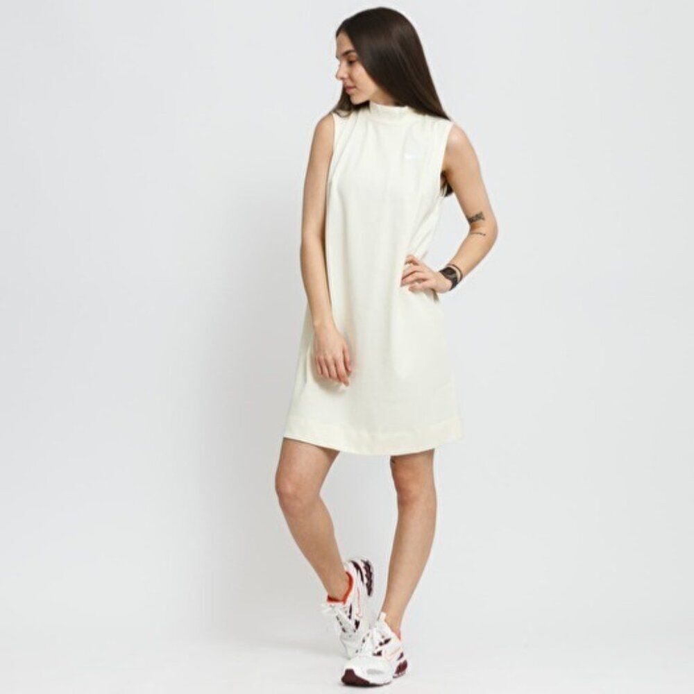 Nike Turtle NSW Neck Sleeveless‎ Jersey Sporty Dress CZ9732 Size Small